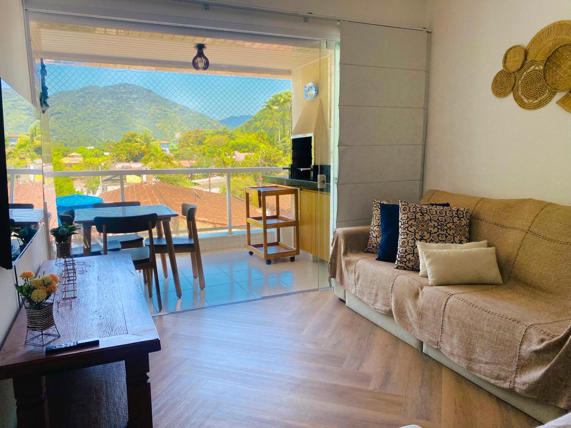 Apto Com Ar-Cond E Piscina A 100 M Praia Da Enseada Ubatuba Exterior foto
