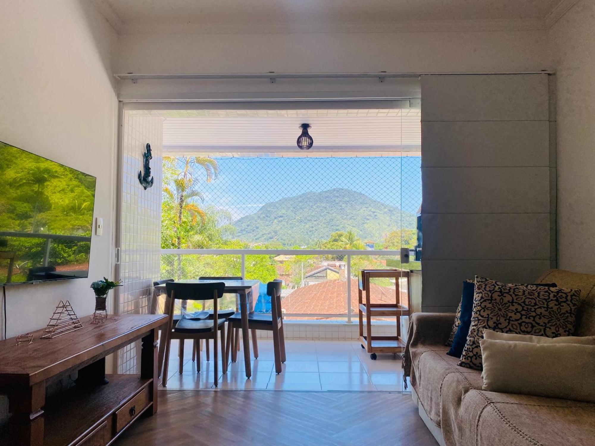 Apto Com Ar-Cond E Piscina A 100 M Praia Da Enseada Ubatuba Exterior foto